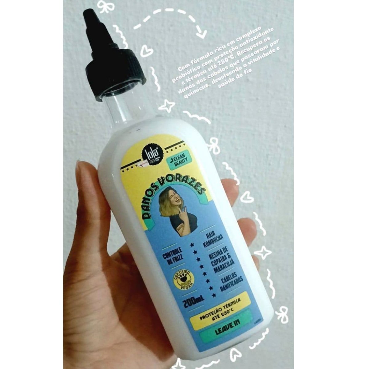 Termoprotector Lola Cosmetics para el cabello Danos Vorazes de uso diario en Itagui Antioquia Colombia. Compra en onlineshoppingcenterg.